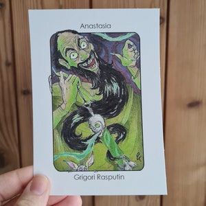 Villain Clans Grigori Rasputin (Anastasia) - A6/A5/A4 print on heavyweight cartridge paper
