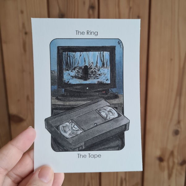 Villain Clans VHS Tape (The Ring) - A6/A5/A4 print on heavyweight cartridge paper