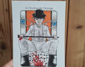 Villain Clans Alex Delarge (A Clockwork Orange) - A6/A5/A4 print on heavyweight cartridge paper