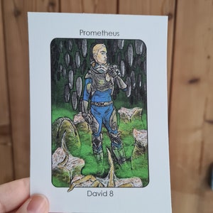 Villain Clans David 8 (Prometheus / Alien: Covenant) - A6/A5/A4 print on heavyweight cartridge paper