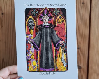 Villain Clans Claude Frollo (Hunchback of Notre Dame) - printed on heavyweight cartridge paper