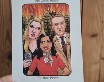 Villain Clans The Bad Place (The Good Place) - Printed on heavyweight cartridge paper