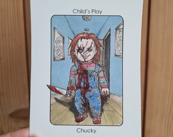 Villain Clans Chucky (Child's Play) - A6/A5/A4 print on heavyweight cartridge paper