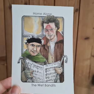 Villain Clans the Wet Bandits / Harry and Marv (Home Alone) - A6/A5/A4 print on heavyweight cartridge paper