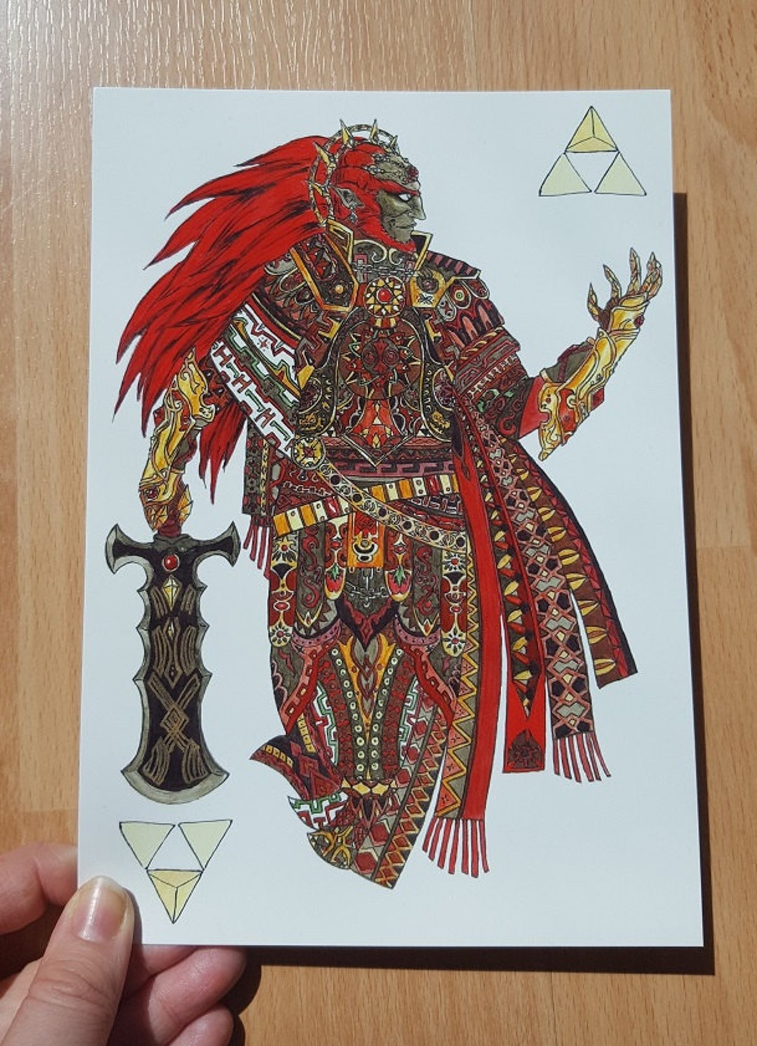 Legend of Zelda- Ganondorf A5 Print - Etsy