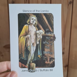 Bösewicht Clans Jame Gumb / Buffalo Bill (Silence of the lambs) - A6/A5/A4 Druck auf schwerem Patronenpapier