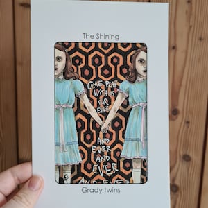 Villain Clans Grady twins (The Shining) - A6/A5/A4 print on heavyweight cartridge paper