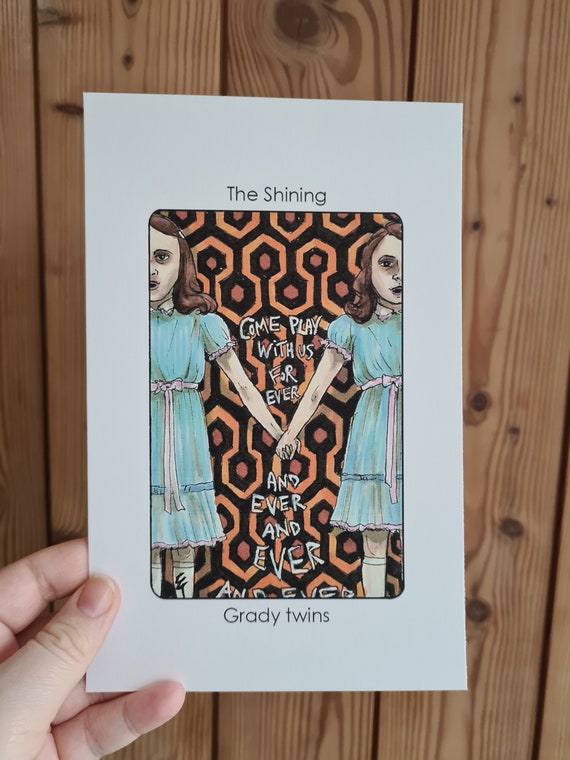 Villain Clans Grady twins (The Shining) - A6/A5/A4 print on heavyweight cartridge paper