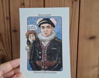 Villain Clans Edmund Blackadder (Blackadder) - A6/A5/A4 print on heavyweight cartridge paper