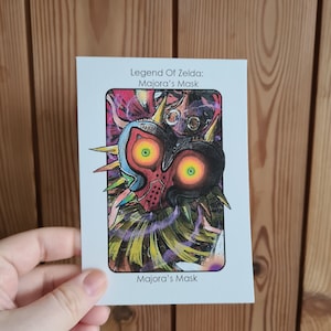 Villain Clans Majora's Mask (Legend of Zelda: Majora's Mask) A6/A5/A4 en papel de cartucho pesado