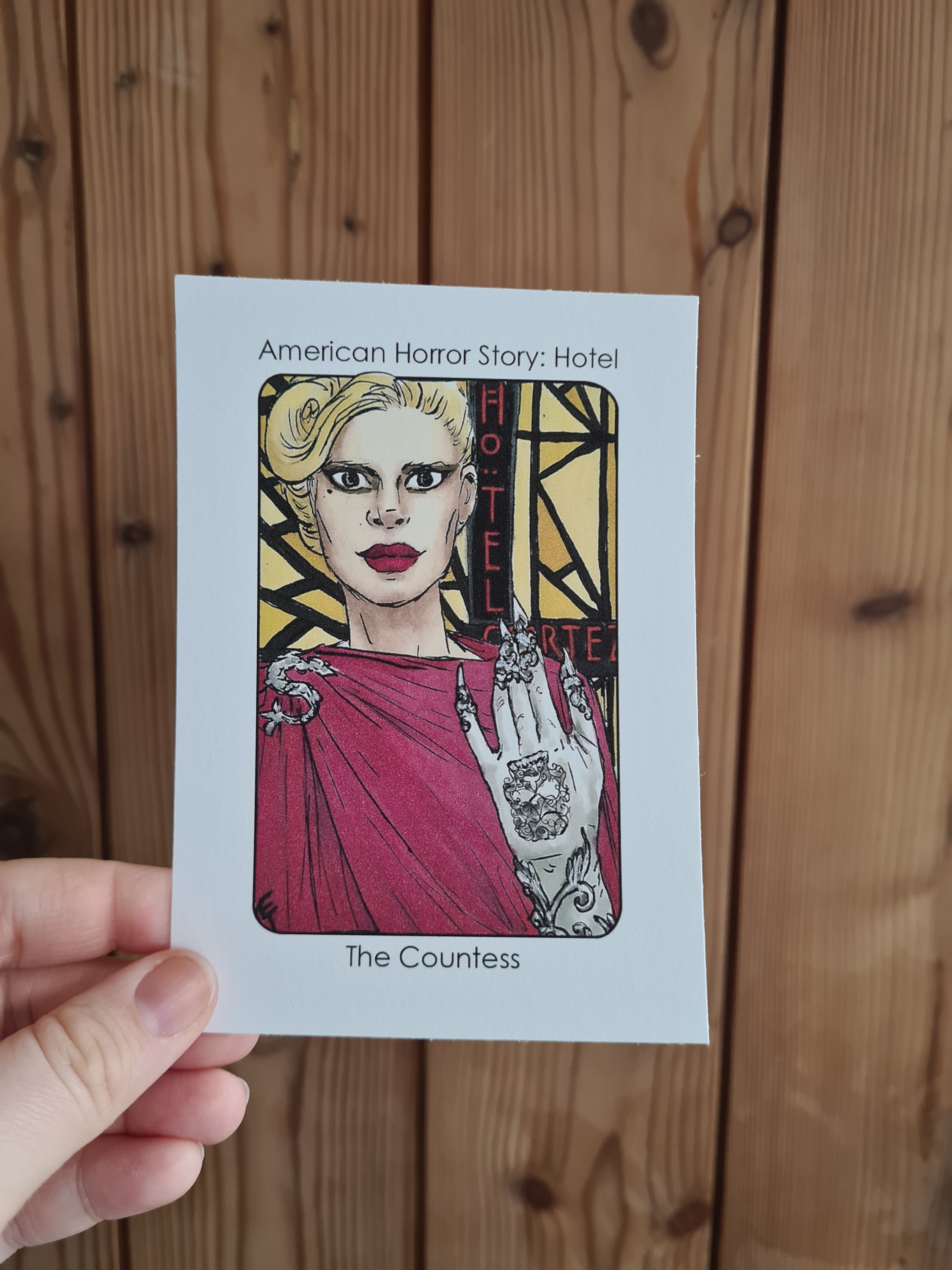Villain Clans the Countess (american Horror Story: Hotel) - A6/A5/A4 Print  on Heavyweight Cartridge Paper - Etsy, image size:2250x3000