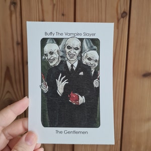 Villain Clans the Gentlemen (Buffy la cazavampiros) - Impresión A6/A5/A4 en papel acrílico