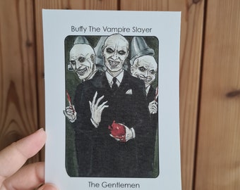 Villain Clans the Gentlemen (Buffy the vampire slayer) - A6/A5/A4 print on acrylic paper