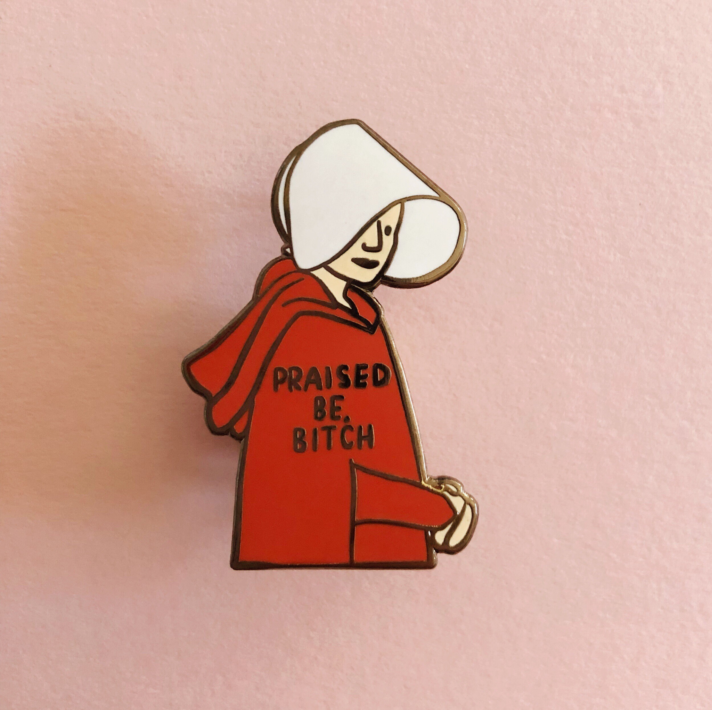 Handmaid's Tale Pin - 1.35 inches - June Osborne lapel hard ename…