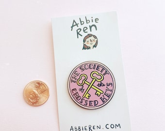 The Society of Crossed Keys Enamel Pin