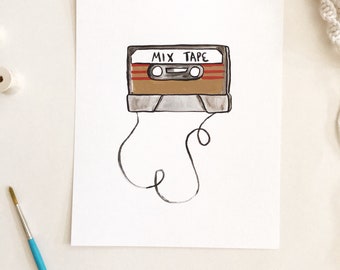 Original Painting - Mix Tape