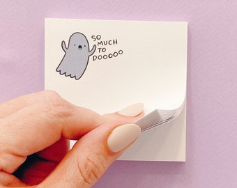 Pre-Order Ghost Sticky Notes 3x3 To Doooooo's - To Do Sticky Notes - notepad spooky