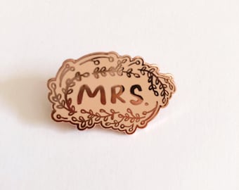 Mrs. Enamel Pin