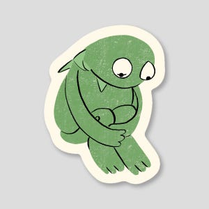 Kermit Vinyl Aufkleber - 3 "x 3" - Lap Top Aufkleber Wasserflasche Aufkleber Kermit Meme Aufkleber Lustiger Frosch-Aufkleber Trauriger Kermit-Auto-Abziehbild-Aufkleber