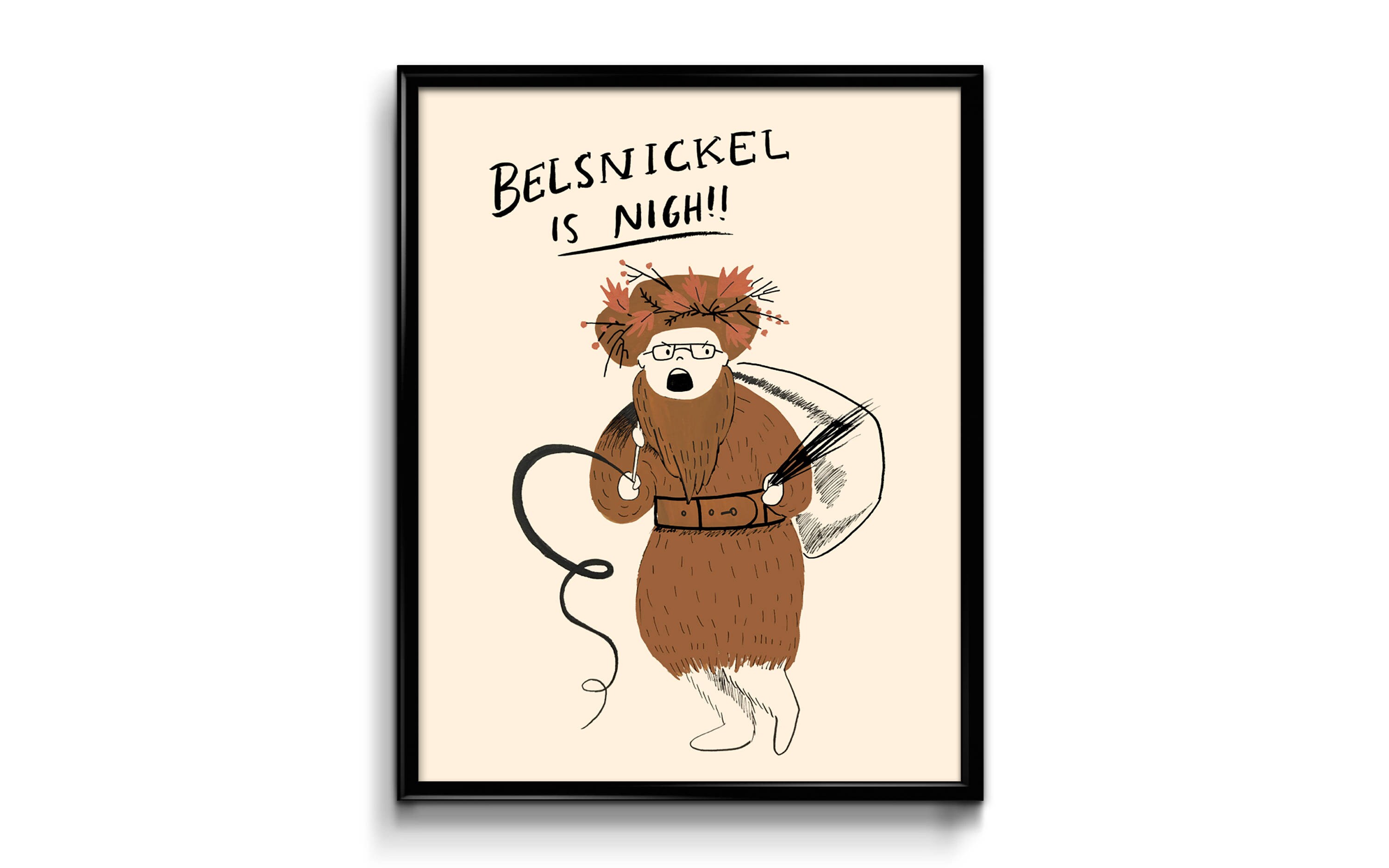 Belsnickel The Office Quotes Belsnickel Art Print 8X10 The Office Dwight Schrute Home | Etsy