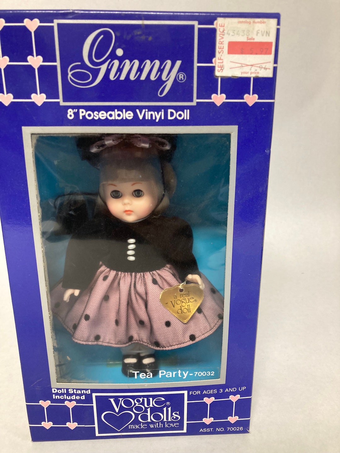 1986 Vtg Ginny tea Party Vogue Dolls New in Box Etsy