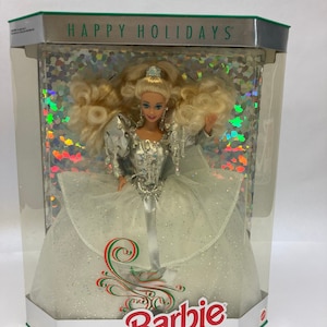 Vintage 1992 Happy Holidays Barbie Doll Mattel NRFB
