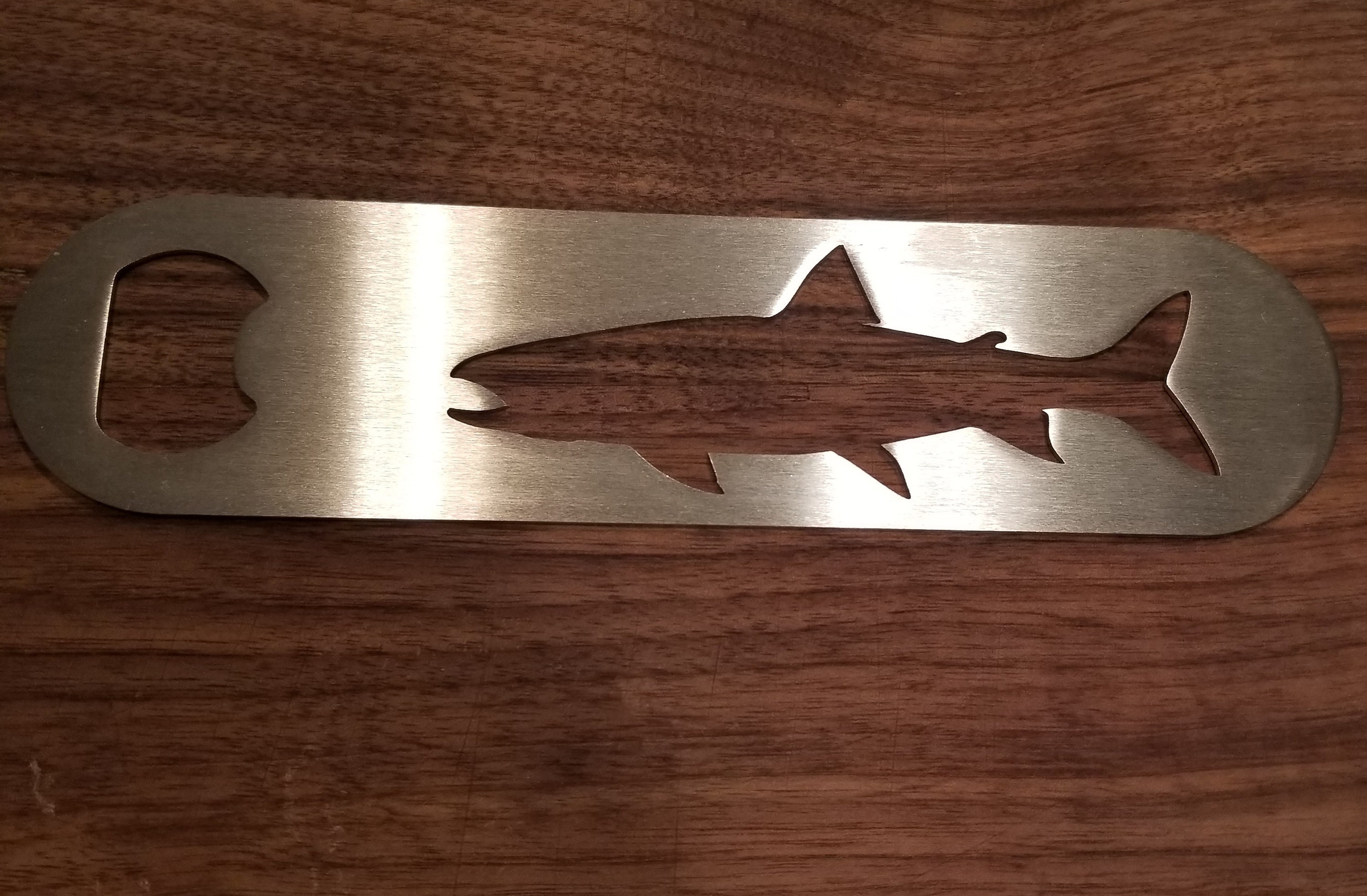 Stainless Steel Fishing Bottle Opener Cap Remover Gift Etsy