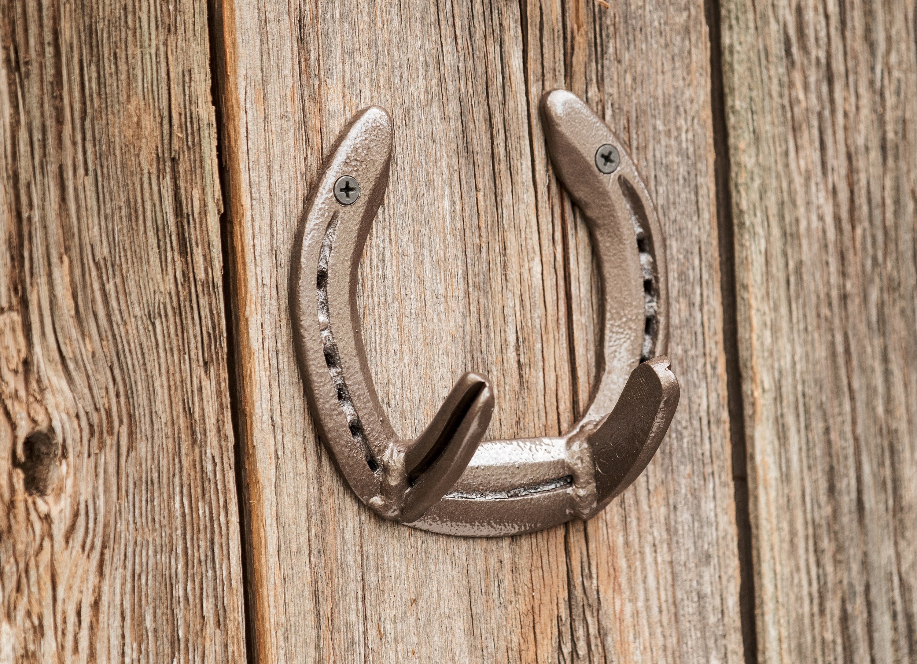 Horseshoe Coat Hook Gun Rack Rustic Upcycled Barn Western Etsy