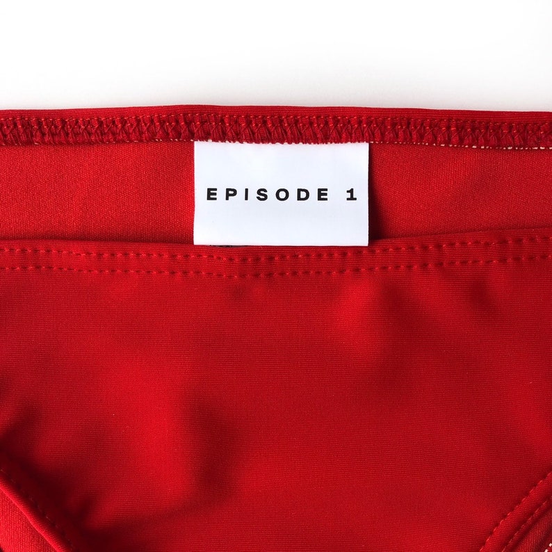Mid Rise Basic Bikini Bottom Red Solid Hipsters Swimming Pants Women Handmade Bikini Trousers