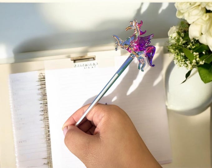 Pink Pegasus's Glass Pen
