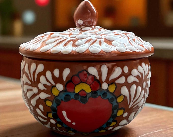 Sauce Dish Salsa Ceramic Pottery Kitchenware by Latin Nomad.