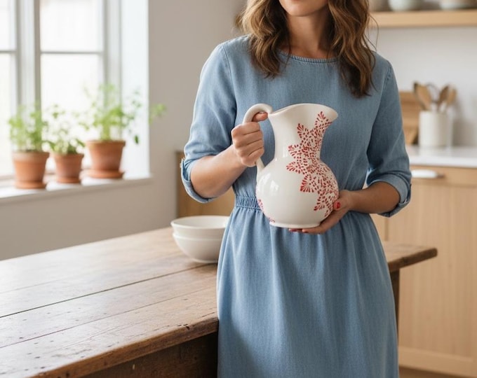 Ceramic Talavera Water Pitcher / Kitchenware and Utensils by Latin Nomad.