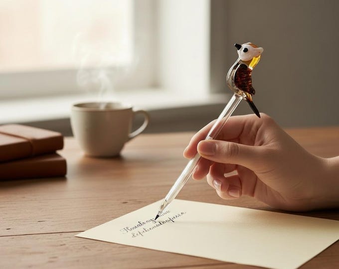 Owl Glass Pen