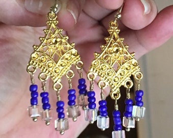 Multicolor - Yasmin Handcrafted GS Fabart Earrings