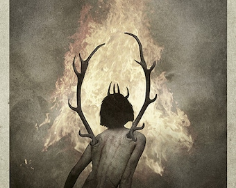 The Pyramid of Fire giclee print