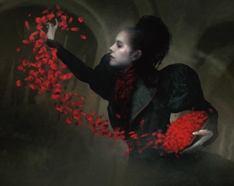 Voldaren Bloodcaster - Magic the Gathering giclee print