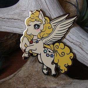 Pegasus Pony Pin SECONDS enamel pin pegasus horse greek mythology medusa folklore witchy pastel little pony mythological creature fantasy