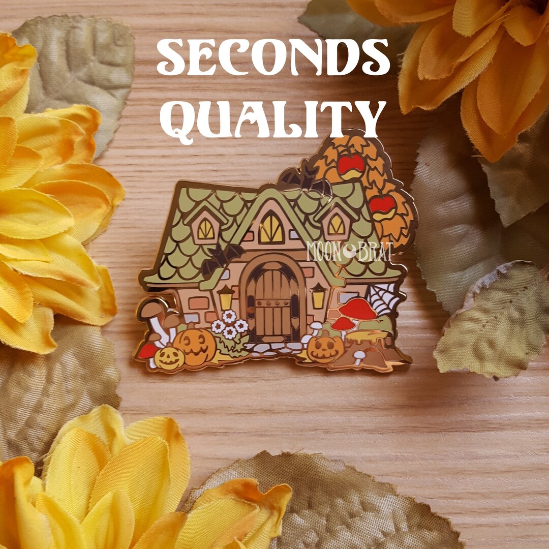 SECONDS Animal Crossing Enamel Pin Halloween Pin Autumn Fall - Etsy
