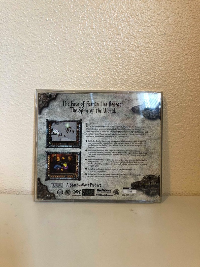 Video Game PC Dungeons Dragons Icewind Dale 2000
