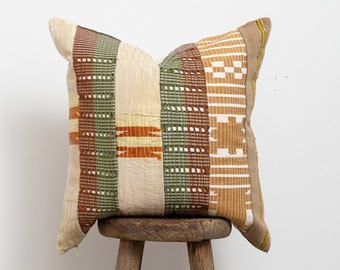 Vintage Aso Oke Pillow Cover