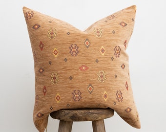 Tasha Pillow Cover - Camel | Moroccan Style Pillow Cover