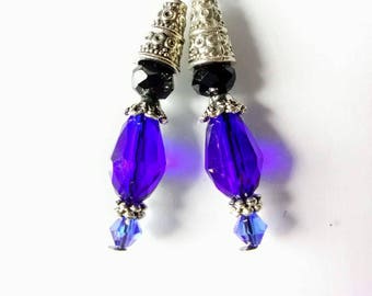 Artisan Handmade Swarovski crystals and Czech glass earrings