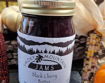 Smoky Mountain Jams Homemade Black Cherry Butter