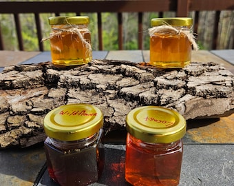 Smoky Mountain Jams Raw and organic Tennessee Honey Sampler Pack