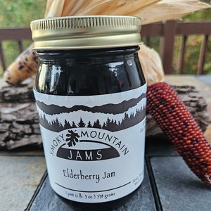 Homestyle Elderberry Jam image 1