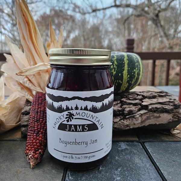 Smoky Mountain Jams Hand crafted Boysenberry Jam