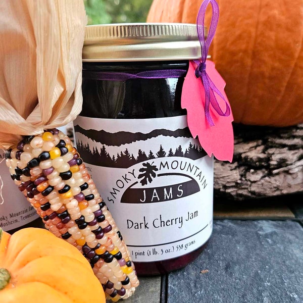 Smoky Mountain Jams Hand crafted Dark Cherry Jam