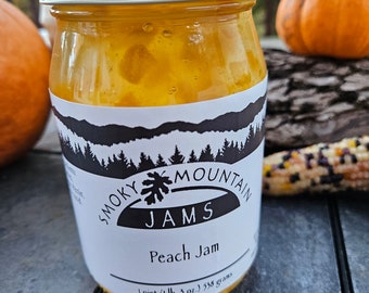 Smoky Mountain Jams Hand crafted Peach Jam