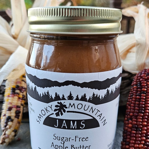 Smoky Mountain Jams Hand crafted Apple Butter Sugar-free