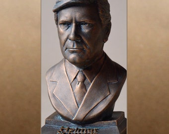 Helmut Schmidt imitation bronze bust figure sculpture